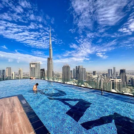 Infinity Pool & Burj Khalifa View L Luxe Paramount Dubaj Zewnętrze zdjęcie
