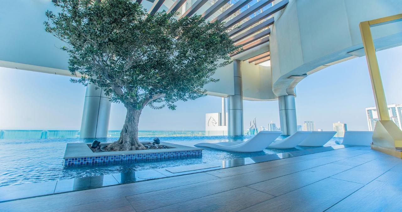 Infinity Pool & Burj Khalifa View L Luxe Paramount Dubaj Zewnętrze zdjęcie