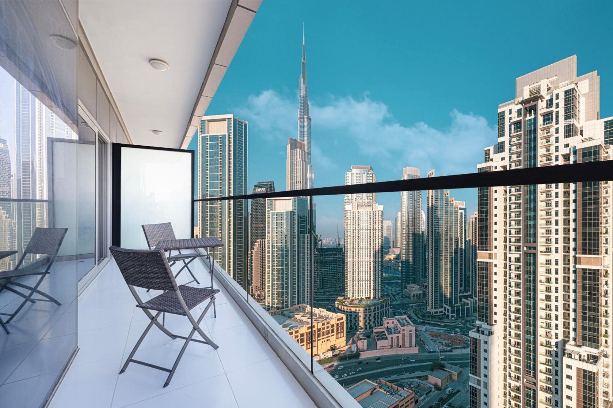 Infinity Pool & Burj Khalifa View L Luxe Paramount Dubaj Zewnętrze zdjęcie