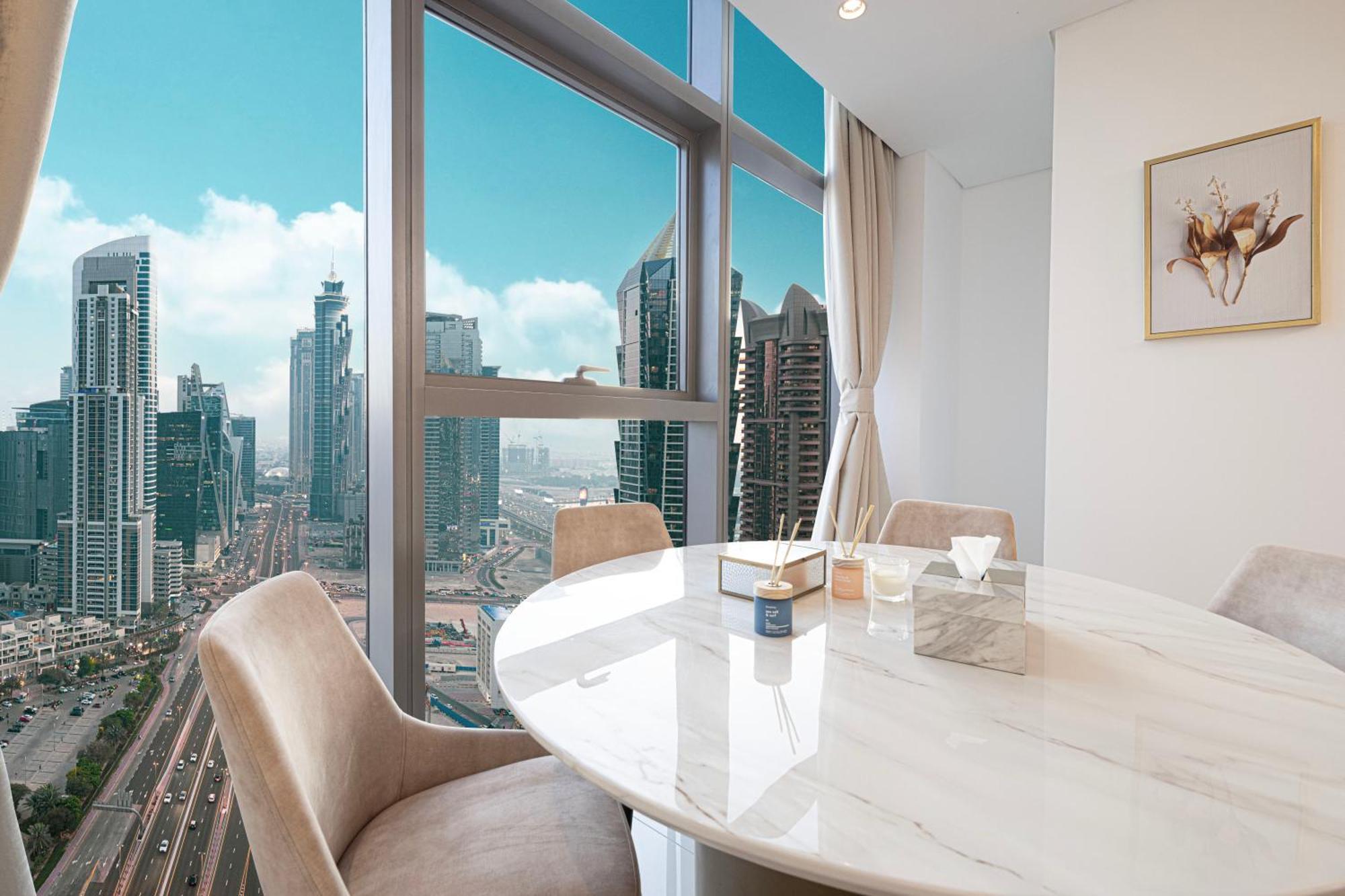 Infinity Pool & Burj Khalifa View L Luxe Paramount Dubaj Zewnętrze zdjęcie